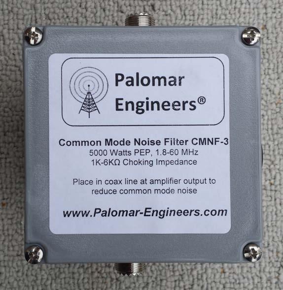 COAX NOISE FILTERS 5KW Coax Noise Filter Description: Common mode current induced by radiated sources (plasma TV, routers, computers, transmitters, neighborhood noise sources, etc.