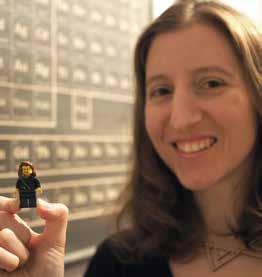 FAN DESIGNER MAIA WEINSTOCK I thought people might like to build their own display featuring minifigs of accomplished women in the STEM [Science, Technology, Engineering and Mathematics] professions.