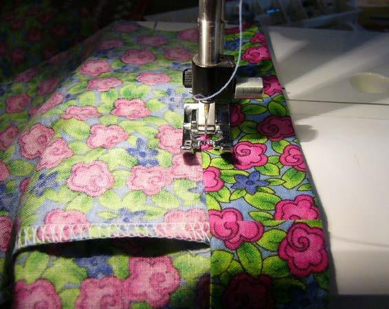 Then sew 5/8 inch from the