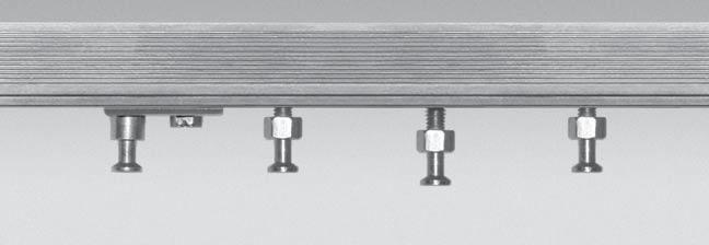 For split operation, two pivot pins are required, but no snubbers. Pivot Pin Carriers Snubber IMPORTANT: Carriers have three wheels.