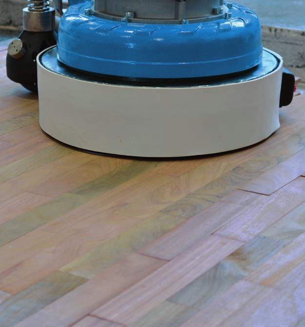 TIMBA sanding machine The new sanding machine TIMBA is able to do, on any type of wood floor, jobs that traditionally are made with 3 different