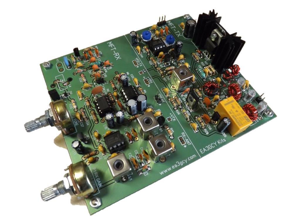 MFT-4 My First Transceiver 4 Meters DSB Transceiver Kit Assembly manual Last update: June, 27 ea3gcy@gmail.com Most recent updates and news at: www.