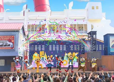 Harbor is a brand new show, Happiest Celebration on the Sea, presented during the Tokyo Disney Resort 35th Happiest Celebration! event period.