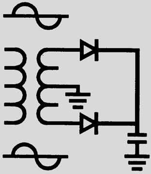 25-15V Power Supply Figure 1 shows a simplified circuit diagram of the positive supply. It consists of a power transformer, a DC rectifier stage and the regulator stage.