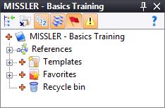 on the icon. In the Name field, rename your project as follows: Your name Basics Training.