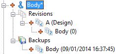 Also notice that TopSolid has automatically created a Backups subfolder. Save and close the document.