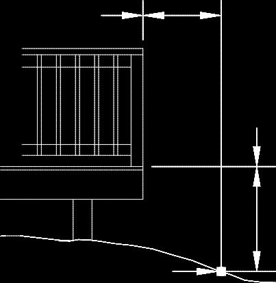 CONSTRUCTION A guard is required when a deck is greater than 30 inches above grade at a point 36 inches from the edge of the deck, as shown in FIGURE 32.