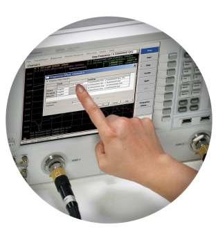 Innovative Features Across the PNA Family Flexible user interface: hard keys, soft keys, pull-down menus, and touch screen Up to 10 markers per trace 200 measurement channels and unlimited traces