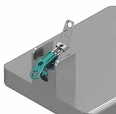 Note: In cases where the hinge is loose or unstable, the Lamina Elevator may be used to lift the lamina to the top of the plate to facilitate drilling or screw insertion.