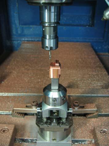 Manufacturing of electrodes Material: copper