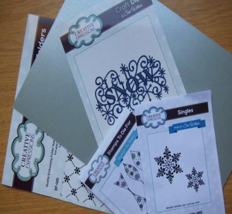 Step 1. This is part 1 of the box card workshop and will show you how to make the basic shape for the `Let it Snow` box card.