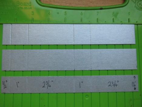 standing up back panel or make a full length panel of the 7 x 2½ card to go down the full length of the back of the card. Step 14.