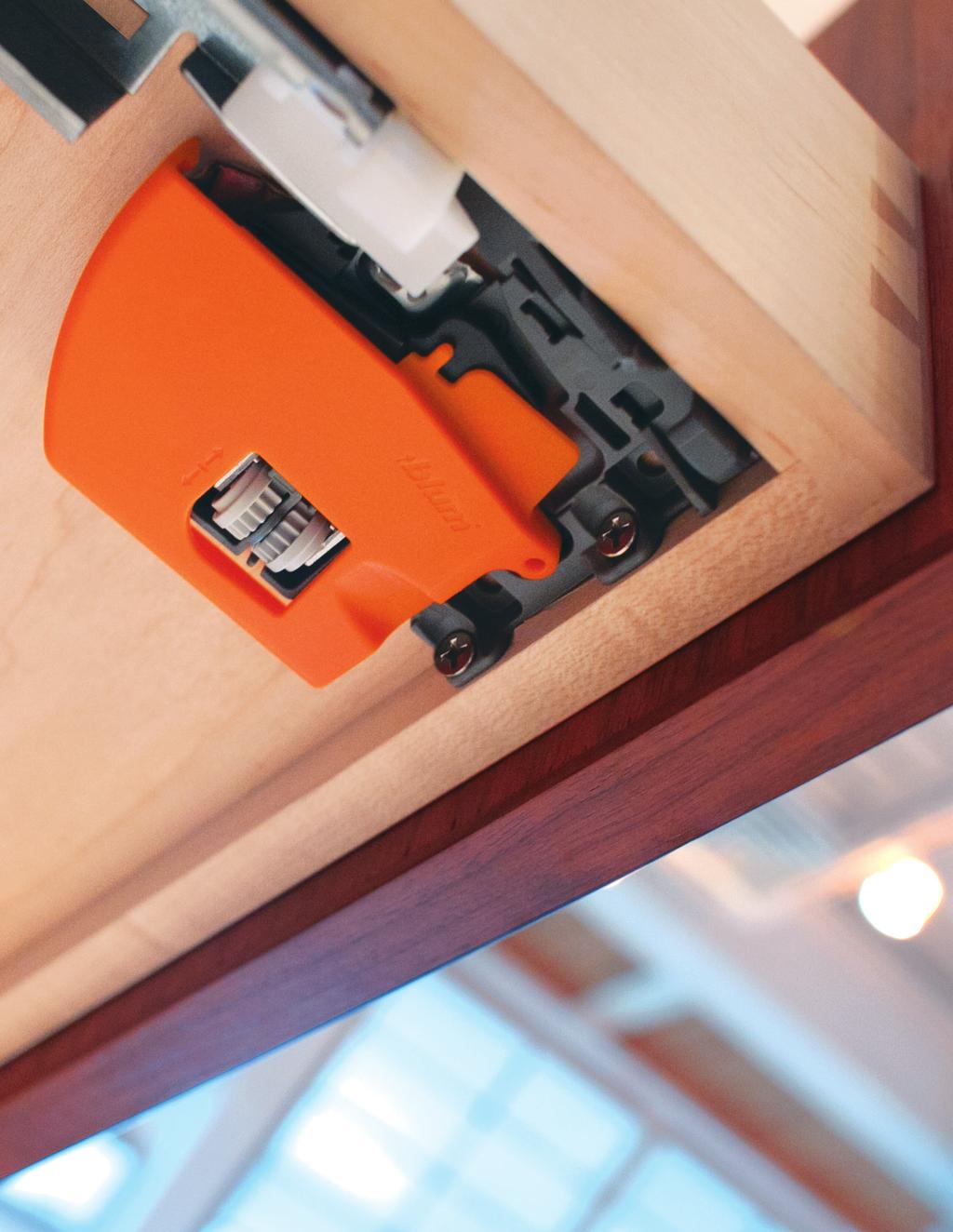 Made in the USA Manufactured at our North Carolina facility, TANDEM plus BLUMOTION concealed runners are mounted discreetly beneath the drawer and have the quietest opening and