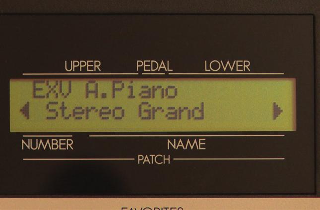 If you should accidentally get into an edit/parameter screen, just press PLAY and you will get back to regular playing mode. Use the drawbars as before to register your tones.