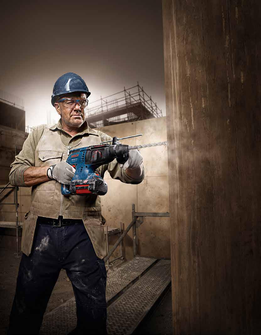 Real Bosch! Promotion valid from 01/07/2014 to 30/10/2014 New Innovations for Professionals. NEW! Cordless Rotary Hammer + 3rd Battery FREE NEW!