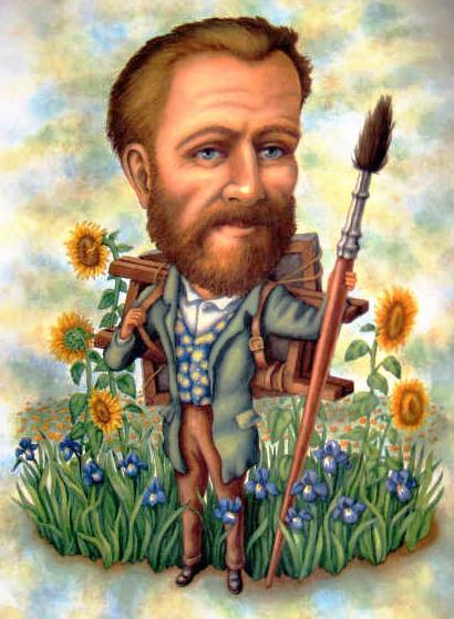 Van Gogh (VAN GO) Van Gogh started the series of sunflower paintings to