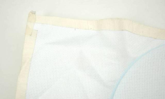 Use Aida cloth for cross stitch it s especially woven with openings for your needle between threads.