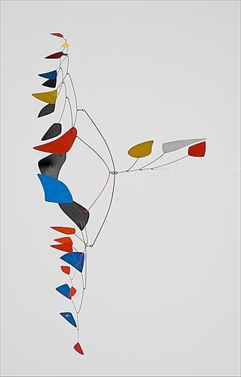 Four Directions, Alexander Calder, 1956 Hanging mobile: painted