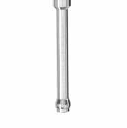 Variable Single Barrel Drill Guide The Variable Single Barrel Drill Guide, which has a green handle, features a spherical shape which allows it to angulate on the plate within the allowed range.