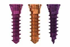 Screws are offered as self-tapping, which feature a cutting flute and a less aggressive screw tip, and self-drilling, which