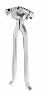 The Aviator plate has been designed with a slight sagittal and axial bend for matching of a patient s anatomy. If additional sagittal plate contouring is necessary, the Plate Bender may be used.