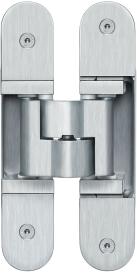 TECTUS TE 10 D for premium choice doors Completely concealed hinge system for premium choice doors up to 60 kgs. Three-dimensionally adjustable: Side +/- mm, height +/- mm, depth +/- 1 mm.