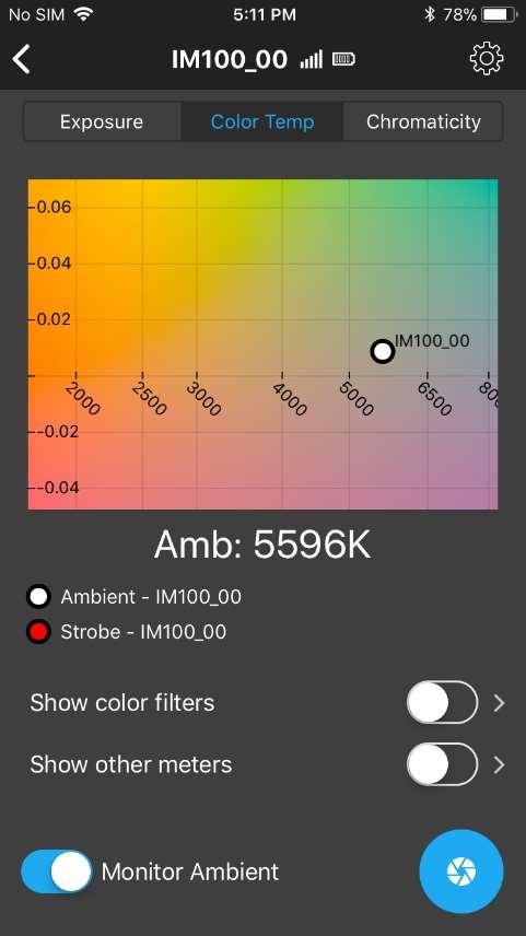 The red colored numbers indicates the aperture will range as you change the exposure time and ISO. Set the ISO and Shutter speed to your desired settings.