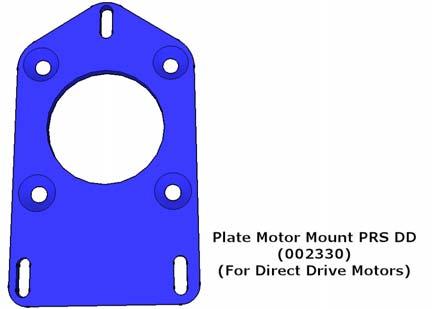 Plate Motor Mount PRS2 (002215) Motor mount needed for gearbox style