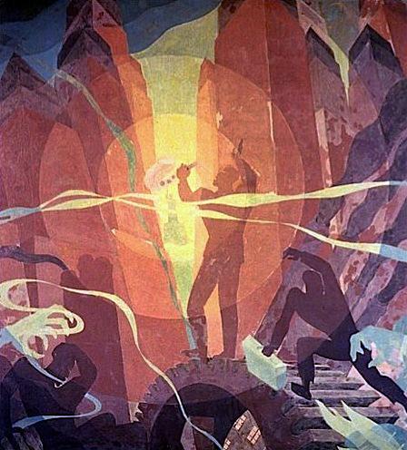 Aaron Douglas Song of the Tower Aspects of
