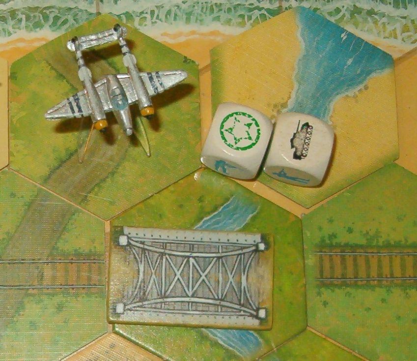 In the first example, replace the bridge with the destroyed bridge obstacle if you have it from the air pack. 9.