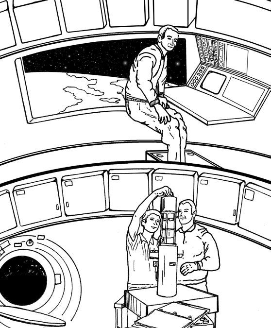 Inside the Crew Exploration Vehicle, astronauts will study