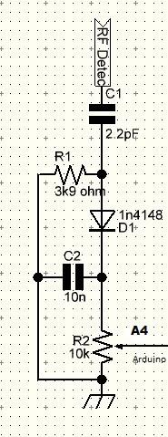 TX/RX : Pin A3 of Arduino. To VFO en TX mode,show wattmeter* instead of Smeter* and TX label, and you can make SPLIT fuction. Interface to TX/RX. PTT is to ground to activate.