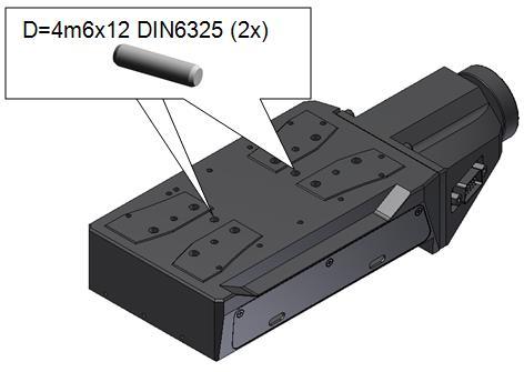 16 PLS-85 Precision Linear Stage Mounting the Additional Part Select the mounting position so that the existing fixing holes in the slider of the PLS-85 can be used for the additional part to be