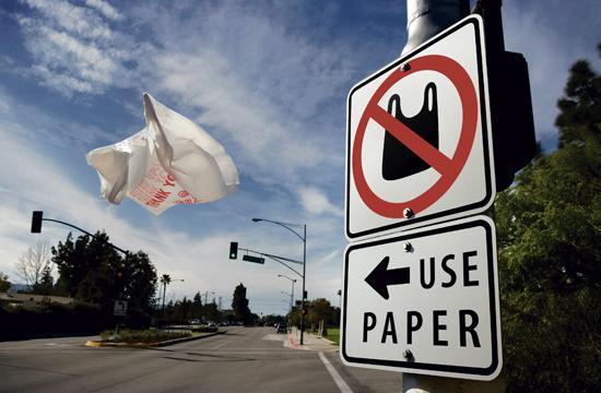 Government Regulations Ban of non-biodegradable plastic bags State and