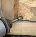 Preparation Remove paint at least 10mm from the area to be repaired. Remove all decayed and soft timber using a Repair Care Mini-PROFI router and round cutter.