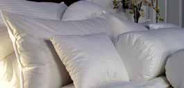 Heavenly Down A medium soft, hypo-allergenic pillow made of 100% cotton ticking with a piped edge for superb quality and