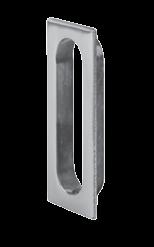 Aluminum A3 MB3 Carded C2: A3, MB3 Flush Pulls 22 Low profile makes this pull ideal for louvered,