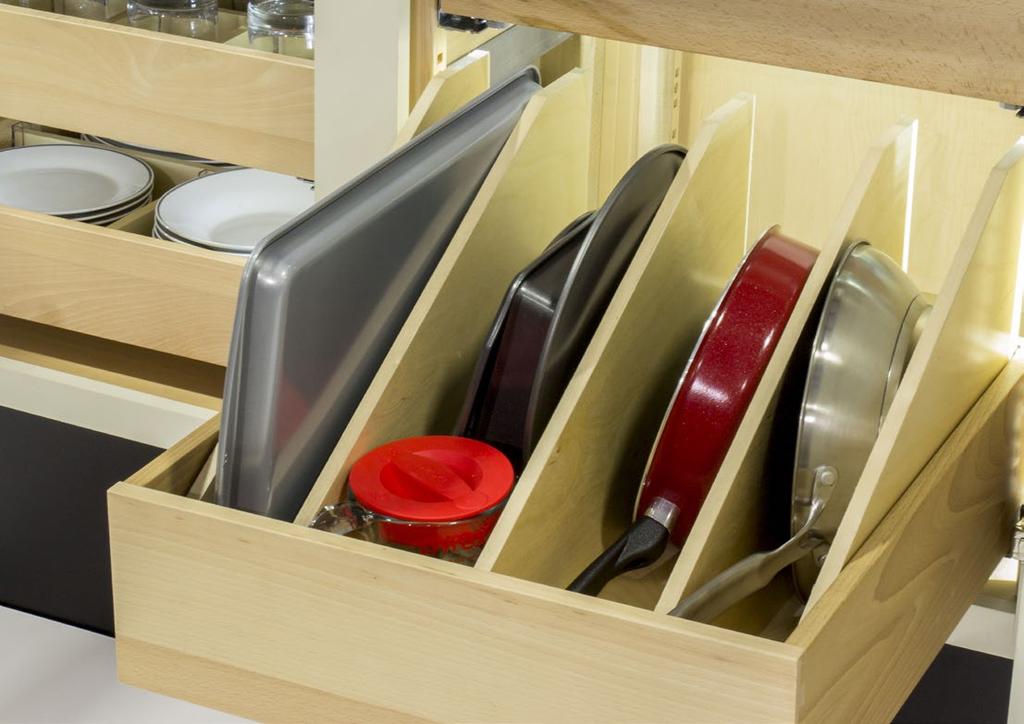 Drawer Divider Kits By adding dividers to your drawers, flexibility knows no limits.