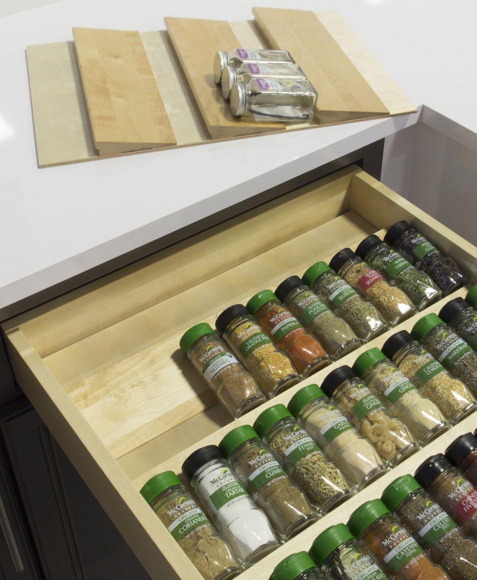 Accessories Organize your kitchen drawers with these inserts designed with functionality in mind.
