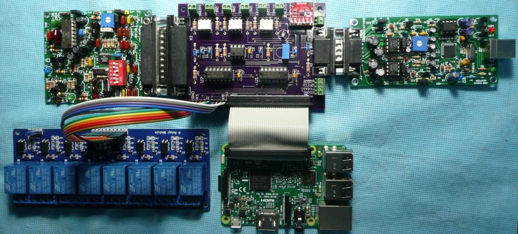 a 10 pin header (J2 - bottom left edge of the board). A six pin header (top right corner of the board) is used to install the MCP4725 DAC breakout board used for the PiTone CTCSS encoder.