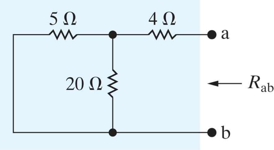 52 A circuit used to illustrate a Thévenin