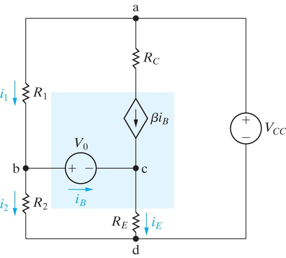 Using the Thévenin Equivalent in the Amplifier Circuit Figure 4.