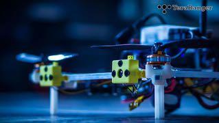 Sensor Technology on Drones The French start-up Terabee uses CERN sensor technology and started off providing aerial inspections and imaging