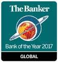 Santander Group Awards in 2017 Santander acquires Banco Popular, strengthening its leadership in Spain and Portugal The Banker Global Bank of the Year Bank of the Year in Latin America Bank of the