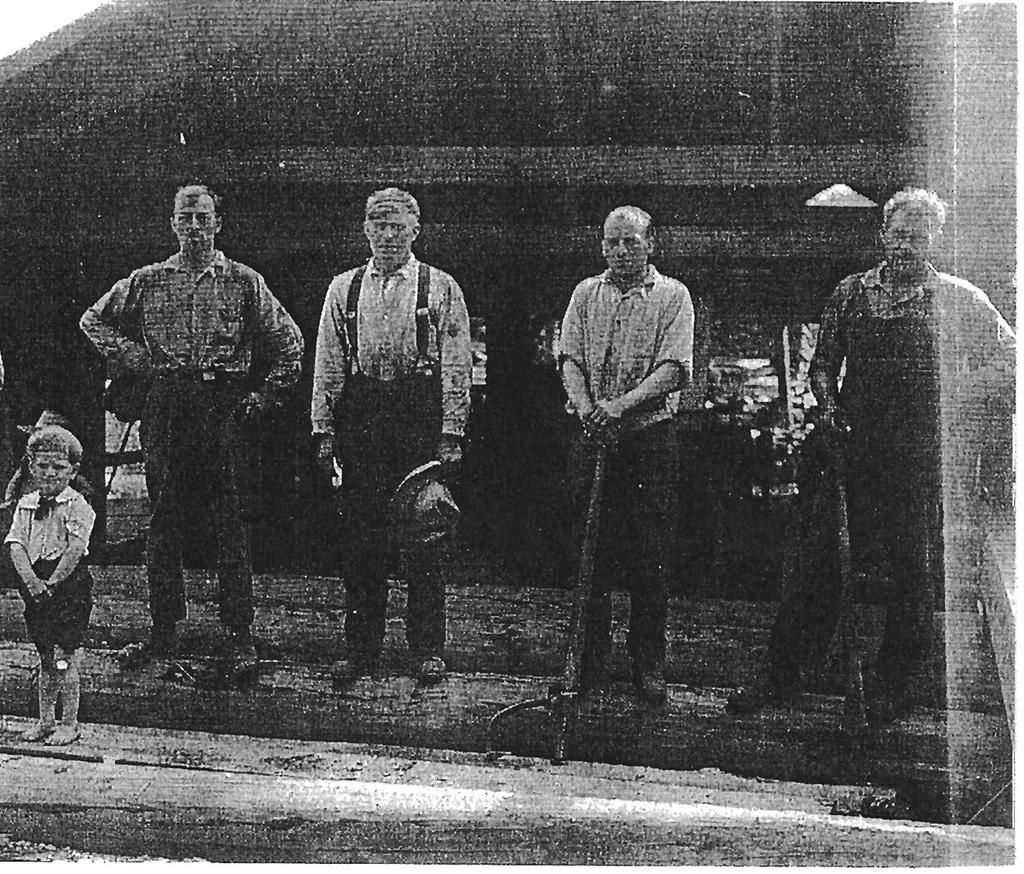 POORBAUGH LUMBER COMPANY L TO R: