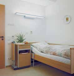 FEATURES & BENEFITS Versatile lighting solutions for patients, residents and staff Simple and convenient switching for various applications Sleek, modern design to blend with any décor AMBIENT