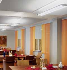 Amadea s T5HO fluorescent lamps, electronic ballasts, and its Double Reflector System use exceptionally