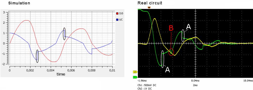 Fig. 6 shows the circuit built on a breadboard.