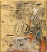 Rauschenberg painted No. 1, 1951 (estimate $800,000-1,200,000) over a work originally created by his former wife, Sue Weil.