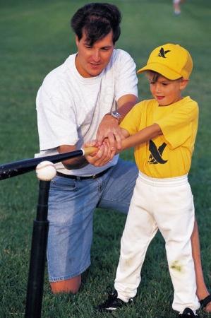I Want to Play Baseball I want to play baseball. I want to have fun. My father helps me play baseball. My father helps me hit the baseball. It is fun to play baseball. It is fun to hit the baseball.
